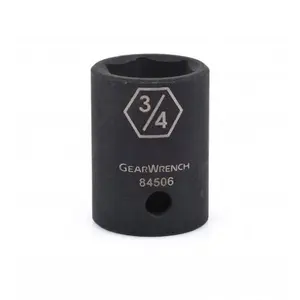 Gearwrench KD84504N 0.5 in. Drive 6 Point 0.62 in. Standard Impact Socket