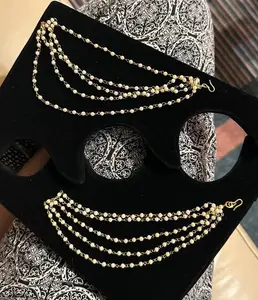 Multi-Strand Pearl Sahara - Traditional Hair Accessory