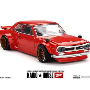 Kaido House x Mini GT 1:64 Nissan Skyline 2000GT-R (KPGC10) Kaido Street V1- Red