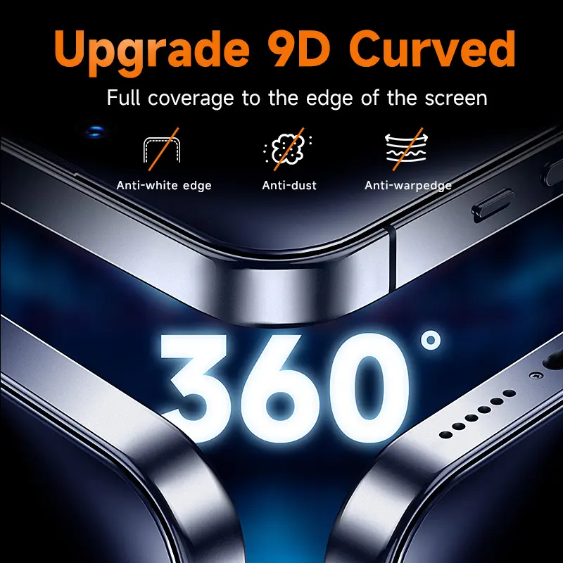 MAGIC JOHN 2-Pack Screen Protector for iPhone, Samsung, and Google–Crystal Clear, Scratch-Resistant, Ultra-Smooth Touch, Privacy Protection, Circular Polarized Eye Protection, Easy Installation 4