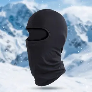 Winter Cycling Ski Mask, Windproof and Warm Balaclava Hat Headgear, Outdoor Sports Tactical Headband, Beach Sun Protection and Cold Protection Head Cover, Suitable for Motorcycle and Bicycle Helmet Liners, Unisex Multifunctional Face Cap, Thermal Ski Mask