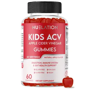 NUELATION Apple Cider Vinegar Gummies – Kids Friendly - Vegan & Gluten-Free
