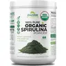 Zazzee USDA Organic Spirulina Powder - 100% Pure Green Superfood Powder for Wellness Regimen - Vegan Plant Based Protein Component for Smoothies and Juices - Non GMO Non Irradiated Kosher Certified Clean Formula - 8 Ounces Mess Free Wide Mouth Container