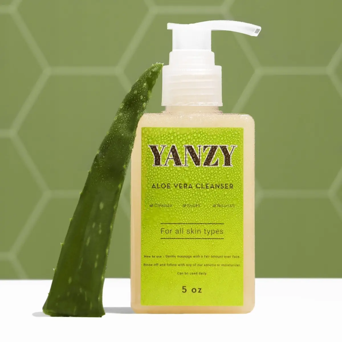 Aloe Vera face wash for clear bright skin