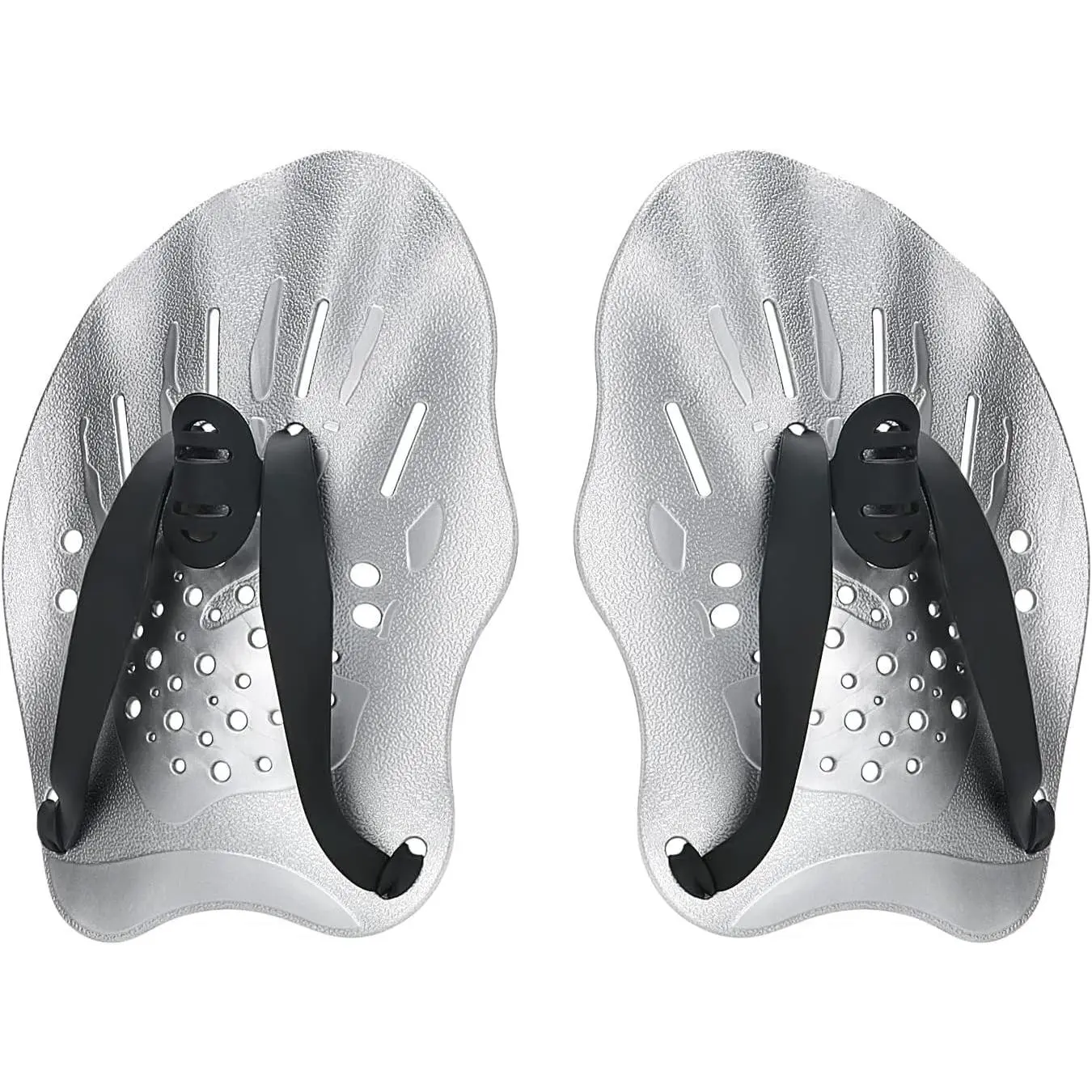 Contour Swim Paddles Hand, Swim Training Hand Paddles with Adjustable Straps, Swimming Hand Paddles for Women and Men