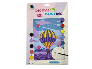 Air Balloon Paint by Numbers Kit F07M1-6-Balloon