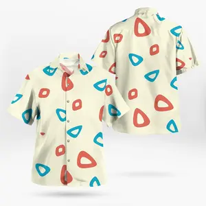 Vacation Arc Limited – Kawaii PKM Top Gepi Pattern Button Up Hawaiian Shirt