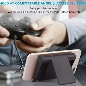 Portable Foldable Phone Stand, Universal Phone Holder, PP Material Desktop Holder, Suitable for Smartphones and Tablets, Creative and Easy to Use