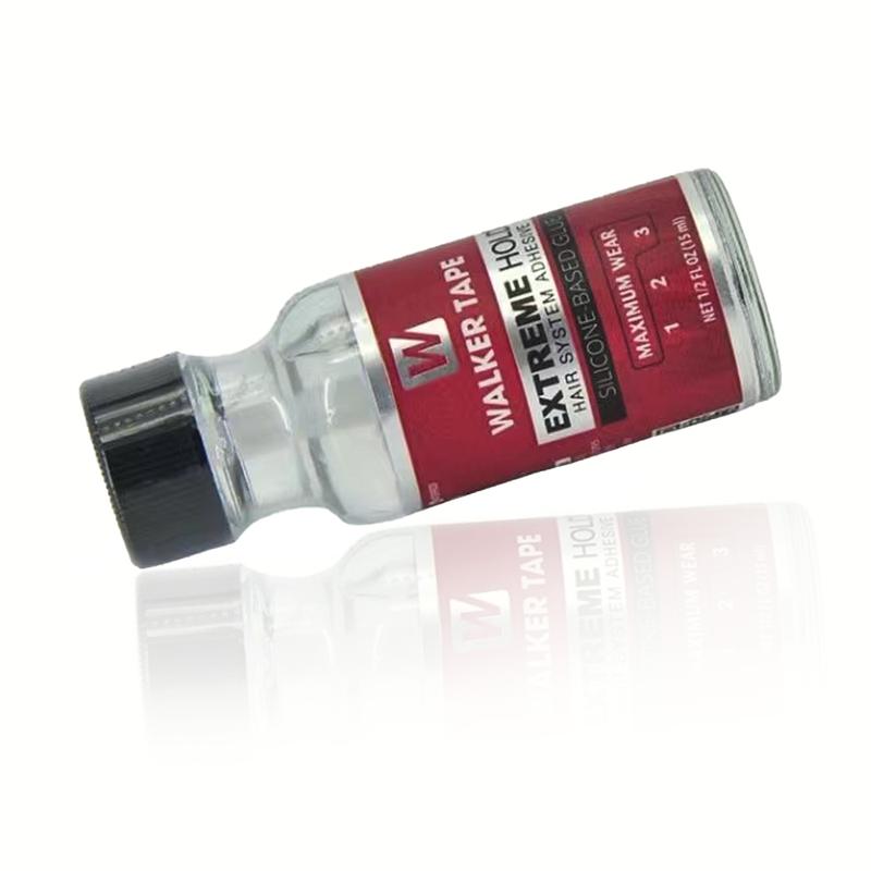 Extreme Hold Adhesive Wig Glue Brush Bundle Toupees Wigs Extensions Active Lace Glue Super Bold Hold Lace Adhesive 0.15oz