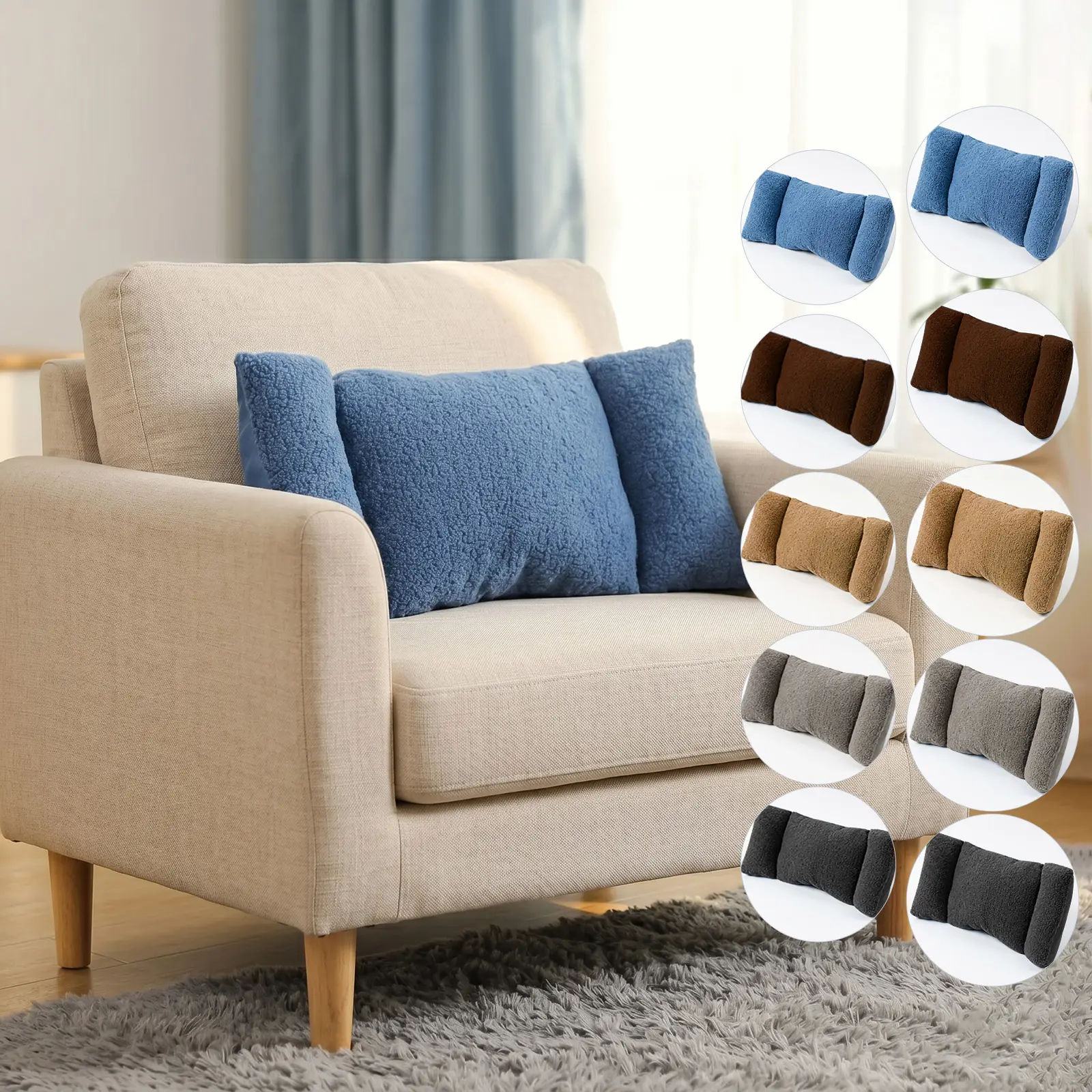 Cozy Living Room Decorative Pillows in Various Colors for Sofa and Couch Comfortable and Stylish Home Accessories