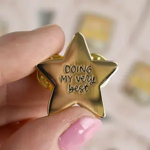 Doing My Very Best Enamel Pin