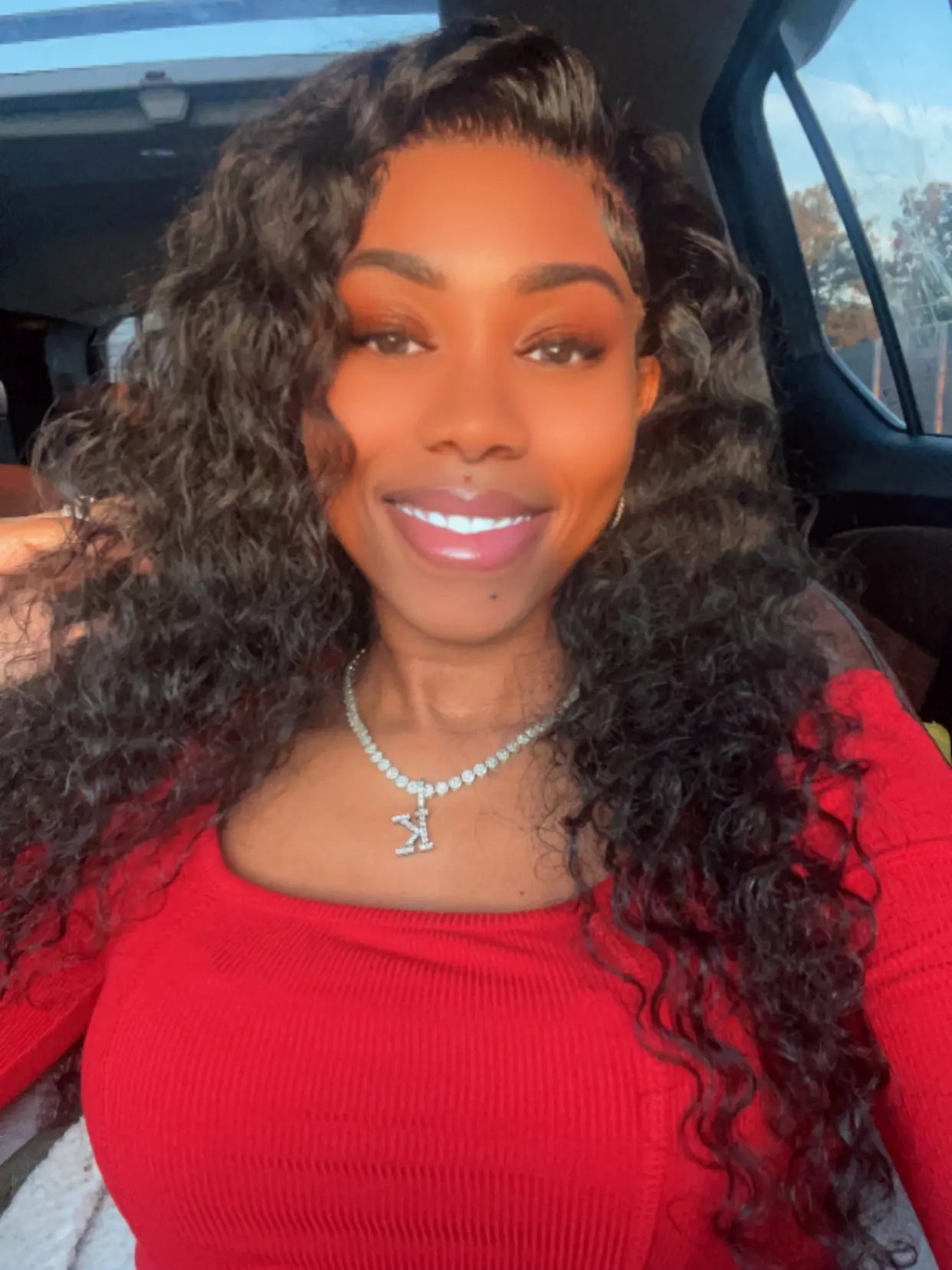 Redd Label Beauty Deep Wave Transparent Frontal Wig Human Hair 200% Density