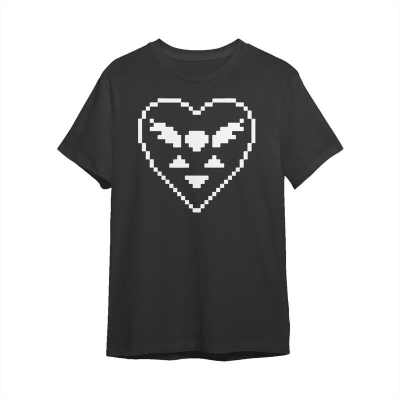 Graphic T - Shirt Men - Deltarune Undertale Logo Design | Premium Soft Cotton, Comfortable Aesthetic Fit | Trendy Gaming Wear, Gift for Teens and Adults