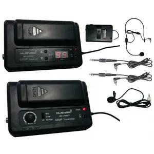 Professional UHF Wireless Microphone System for Guitar Camcorder MU-U99GT