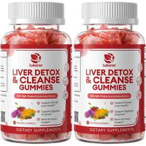 Liver Cleanse Gummies Milk Thistle Liver Support Supplement With Artichoke Glutathione Vegan Sugar Free