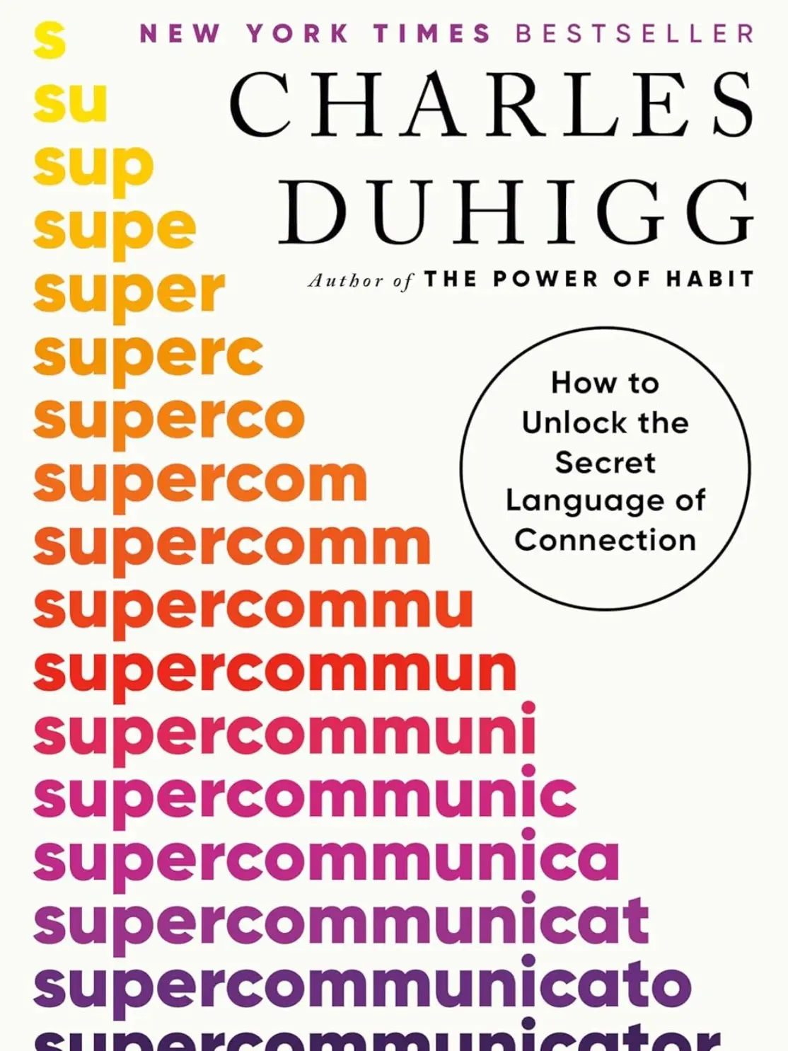 Supercommunicators: How to Unlock the Secret Language of Connection book by Charles Duhigg  Communication & Social Skills (Books) Popular Social Psychology & Interactions