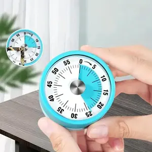 Mini Magnetic Timer Stainless Steel Refrigerator Magnet, Kitchen Cooking Tool Kitchen Egg Timer for Airplanes Boats Cargo Ships Steamboats