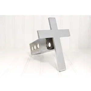 Chrome Classic Cross Hitch Cover – Fits 2” Hitch Receiver