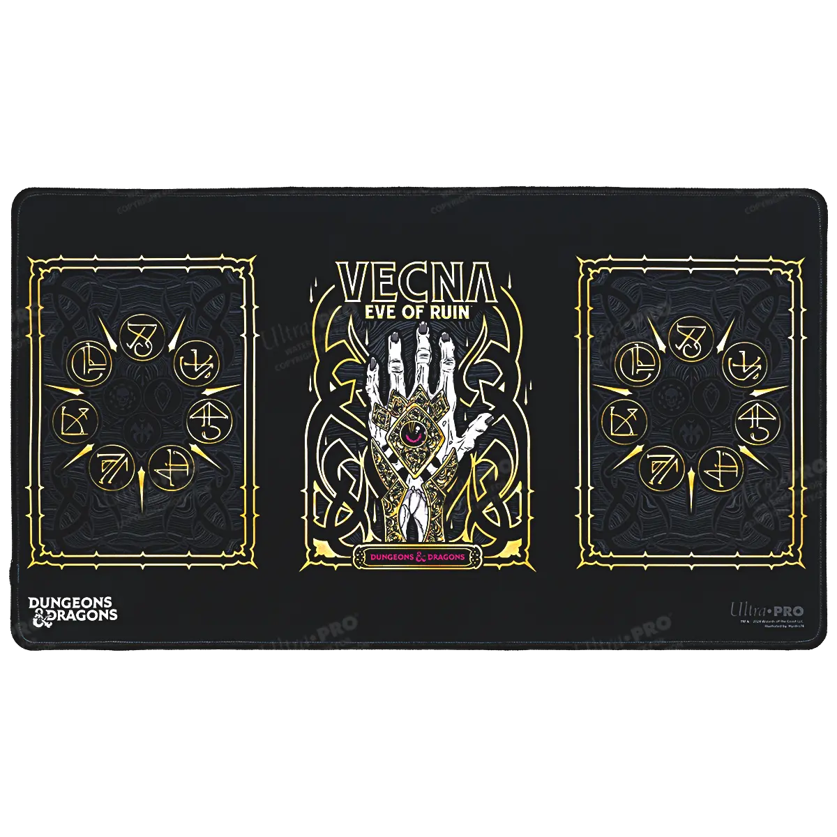 Vecna: Eve of Ruin - Black Stitched Playmat for Dungeons & Dragons