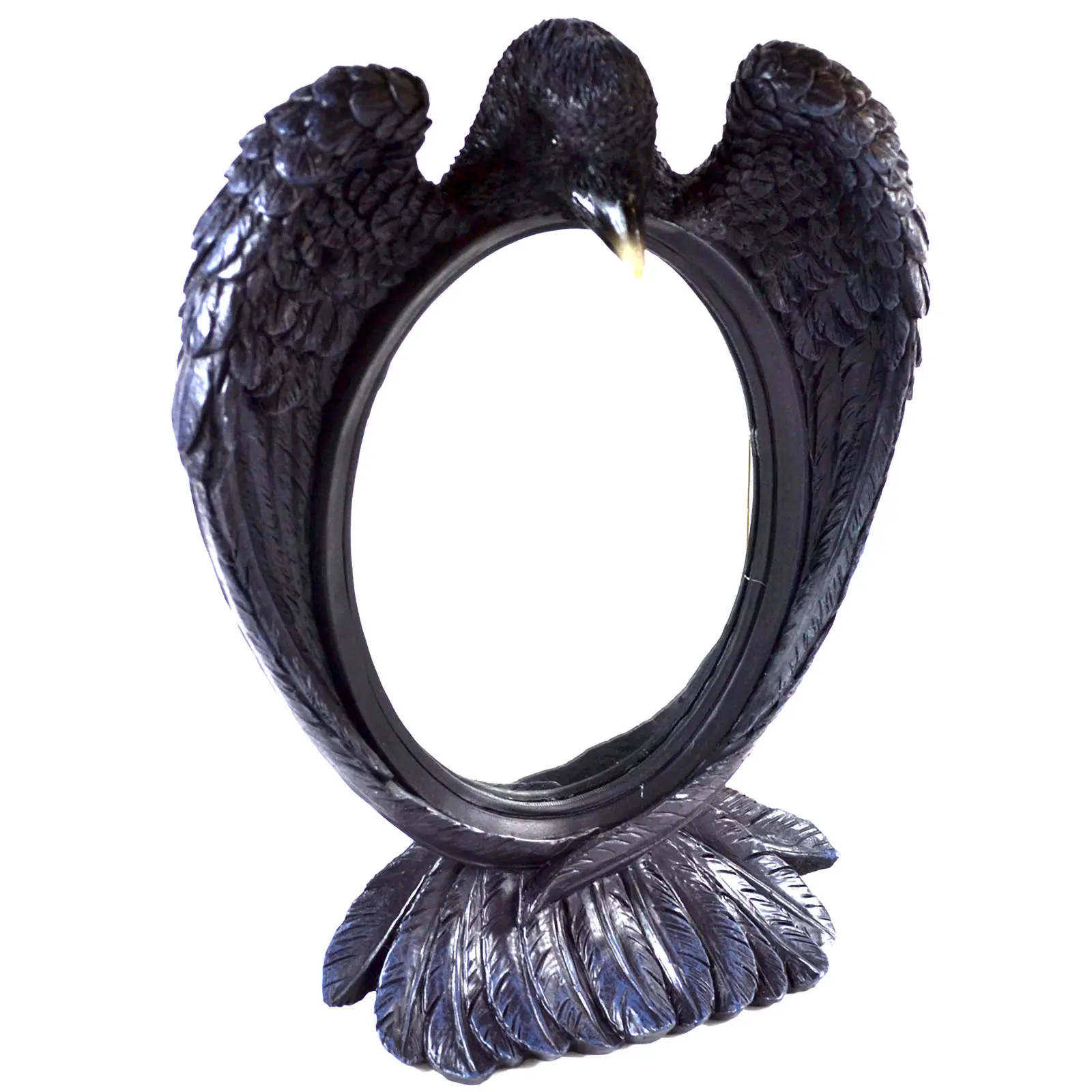 Raven Mirror — 11.75 Inch Decorative Scrying Mirror for Witch Decor