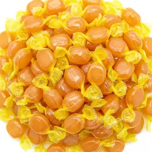 Butterscotch Button Hard Candy Buttery Sweet Nostalgic Candy Snack Individually Wrapped