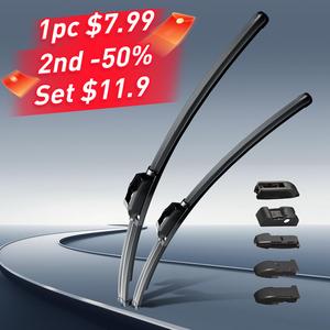 ITUTN Premium Automotive Replacement Windshield Wiper Blades Set of 2 All-Weather Beam Silent for Select Vehicle Models Easy Install Works for ord Toyota Honda Chevrolet Hyundai Ram Nissan GMC Jeep Benz BMW Mazda Kia & More