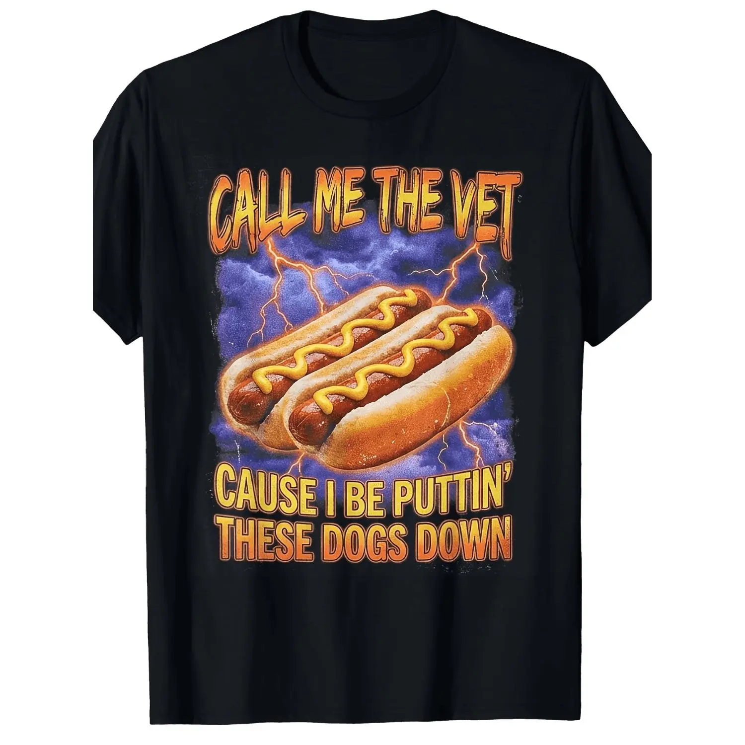 Women's "Call Me The Vet" Funny Casual Graphic T-Shirt, Breathable Cotton Round Neck Crew Neck Short Sleeve Top, Long-Lasting Stitch, Machine Washable, Sizes S-5XL, All Seasons Work Wear