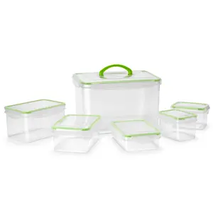 Sorbus 12 Piece Airtight Storage Containers with Snap-On Lids