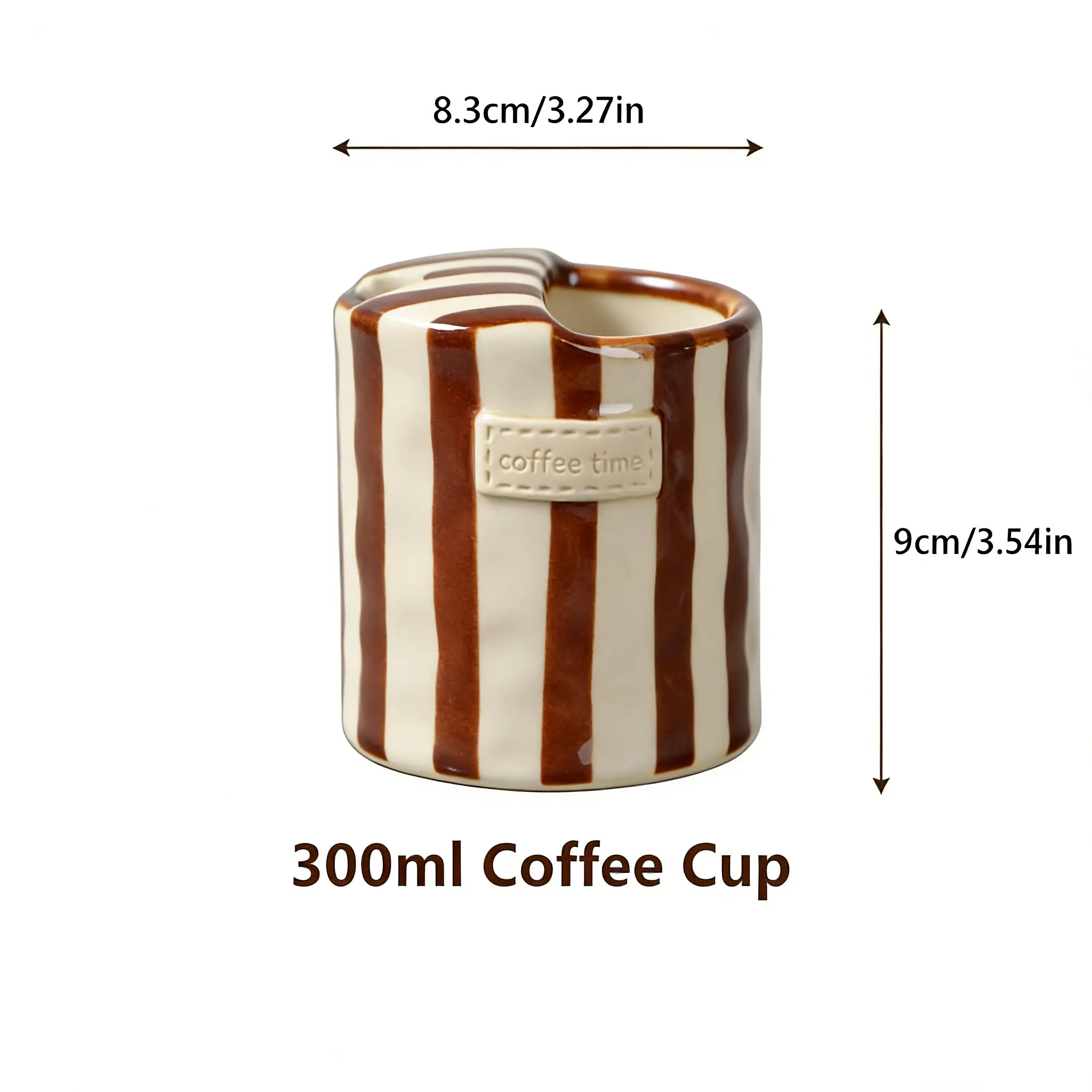 Red-brown Striped Cup