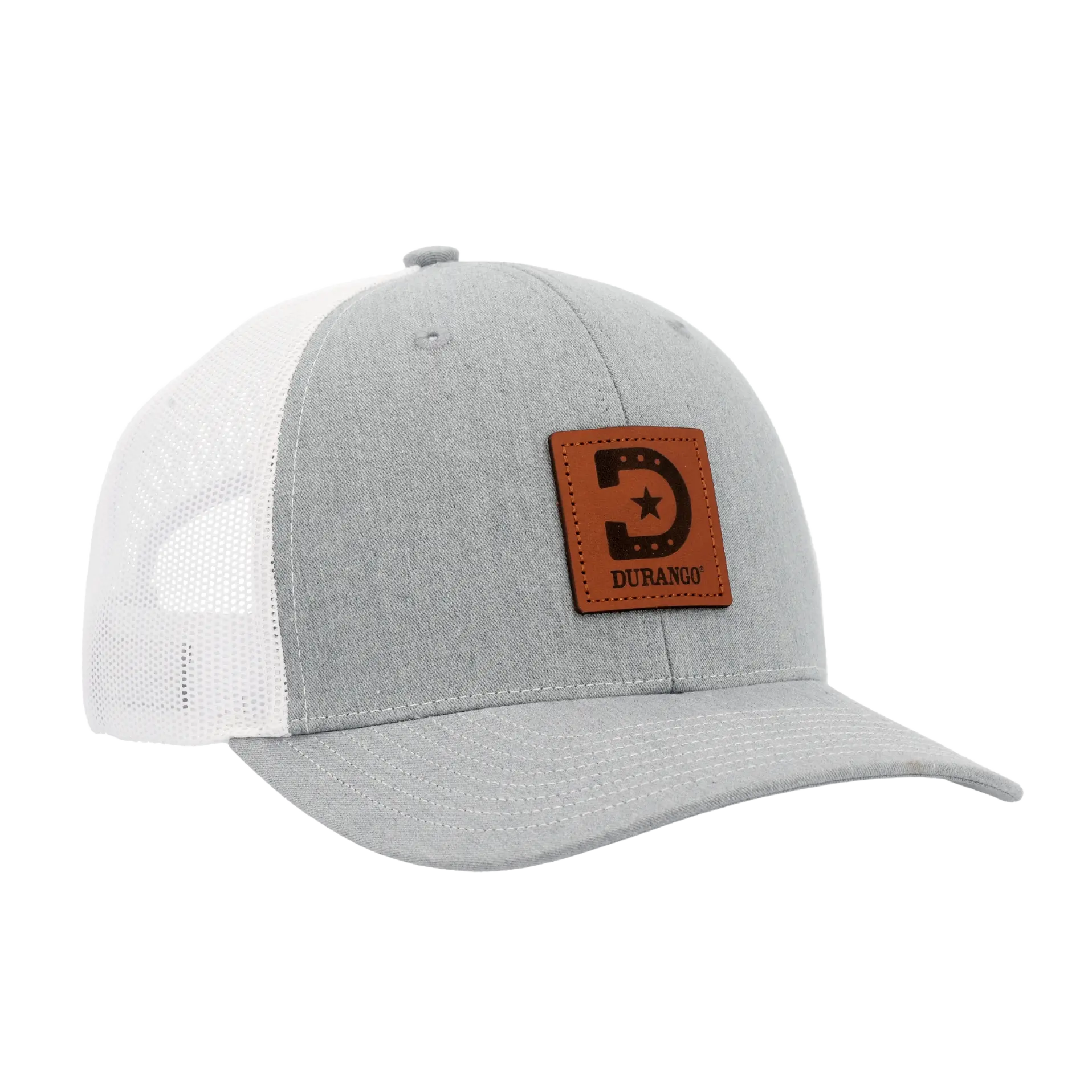 Durango Men's Graphic White & Grey Trucker Cap DAC0221