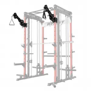 RitFit TAM1 Tornado Articulated Arm Attachment (Q235 Steel, Exclusively for M1 PRO) - 360° Adjustable Strength Training Lever Arms, 320lbs Capacity, Rock-Solid Stability, Smooth Quieter Cable Feel, for Flys, Presses