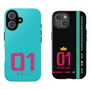 Hatsune Miku 01 Glossy Tough iPhone Case - Vibrant Vocaloid Design Premium Protection SuitableSuitable for iPhone 17/16/15/14/13/12/11 Pro Max/Plusand Samsung Galaxy S23-25, shock-absorbing, anti-drop protective case, lightweight, new fashion trend design