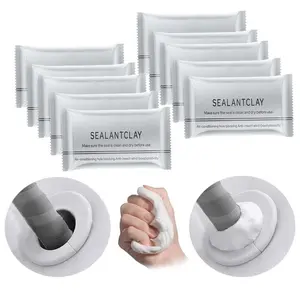 Repair Wall Holes for Wall Hole,10 Counts Waterproof Sealant Mastic,Drain Connection,Quick Mending Mud,Air Conditioning Hole Waterproof Seal Putty.