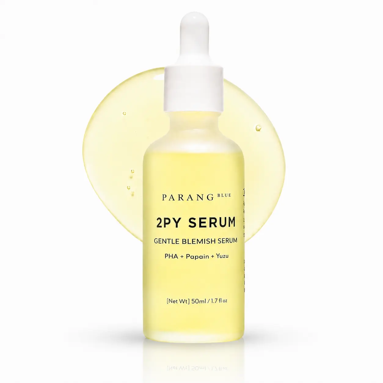 [Parang Blue Official] 2PY Serum: Gentle Blemish Serum | PHA, Papaya Extract, Yuzu | 1.7 Fl Oz / 50mL