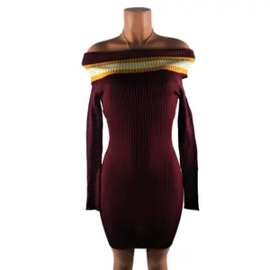 Gryffindor Dress Striped Casual Polyester Womenswear Rayon