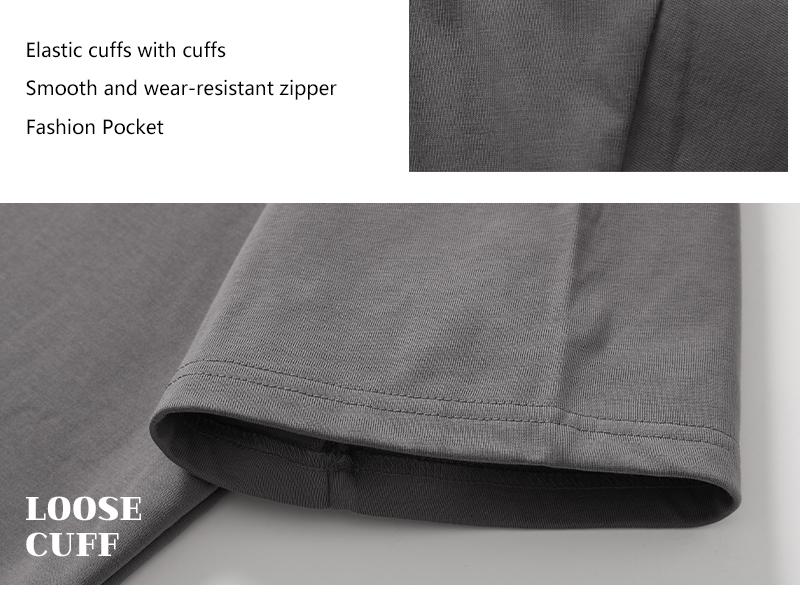 Men's 3PCS 100% cotton Crew Neck T-Shirts Set - Soft Loose Fit Navy Gray Black Tees for Casual Daily Wear