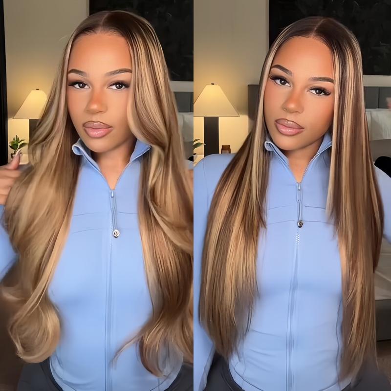 Tinashe Honey Blonde & Copper Brown Human Hair 6×5 Pre-Cut HD Lace Pre- Bleached Knots Glueless Lace Closure Wig Pre everthing #dealsforyoudays Tinashe Honey Blonde & Copper Brown Human Hair 6×5 Pre-Cut HD Lace Pre- Bleached Knots Glueless Lace Closure Wig Pre everthing #dealsforyoudays