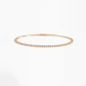 Flexible Diamond Tennis Bangle