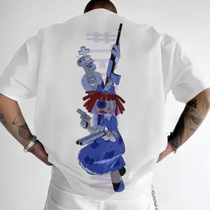 Ragatha x Kinger Circus Doll Graphic Tee – Oversized Streetwear Shirt With Creepy Puppet Gun Art | Collector Pick Menswear Top