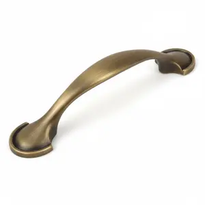 Cosmas 6632BAB Brushed Antique Brass Cabinet Pull
