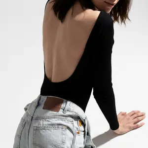 Cute Backless Tie Back Top Casual Going Out Top