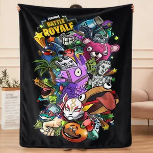 Fortnite idea the simple flannel throw blanket to fit the travel rest and spread it out freely, pulling the comfort into every scene, giving partners at the carnival, and igniting the vitality of the journey with a pleasant experience Soft Flannel Blanket