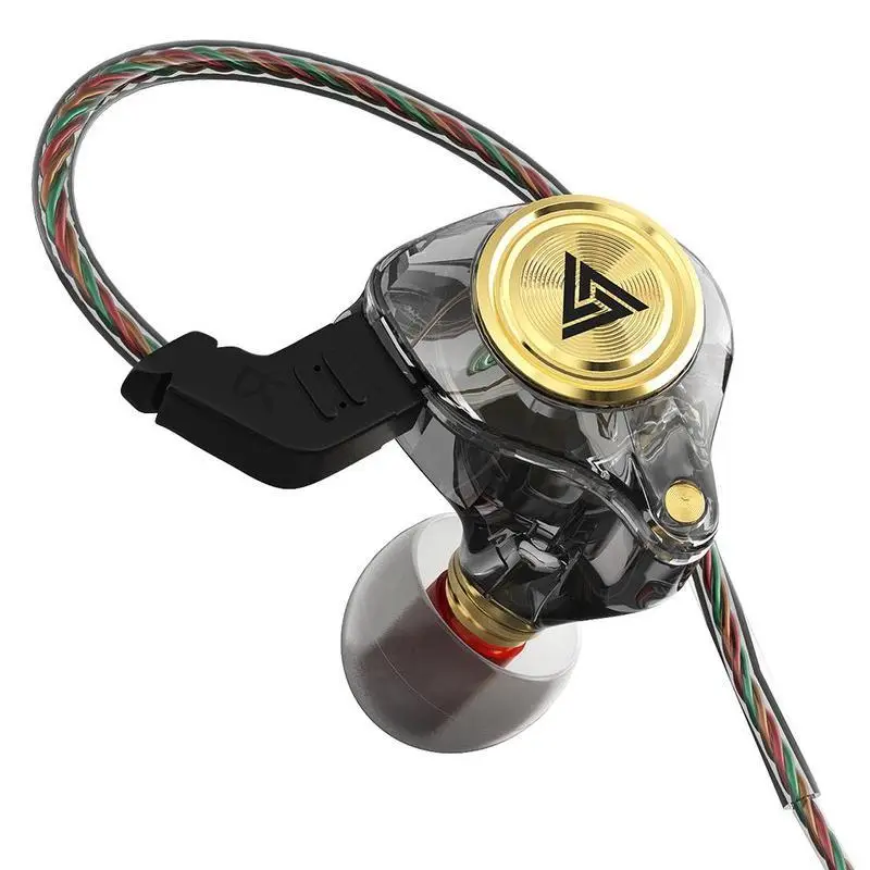 Portable Wired in-ear Noise-cancelling Headphones with Built-in Microphone, HiFi Bass Effect, 3D Stereo and 8D Audio Experience, Designed for Games, S