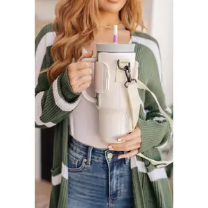 40 Oz Tumbler Sleeve in Cream