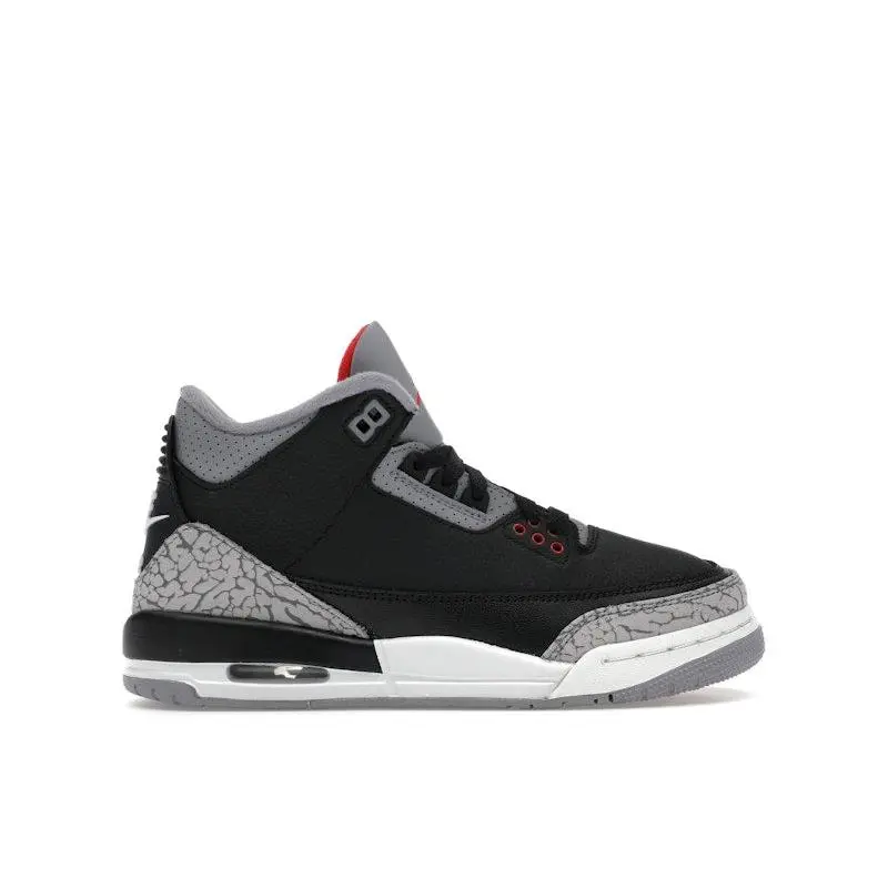 Jordan Kid's 3 Retro Black Cement (2024) Basketball Shoes, from StockX Jordan Kid's 3 Retro Black Cement (2024) Basketball Shoes, from StockX