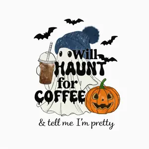 Ghostie Coffee - DTF Transfer by Ashley Lee