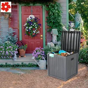 New 51 Gal. Resin Deck Box   An Attractive Storage Bin A.safe