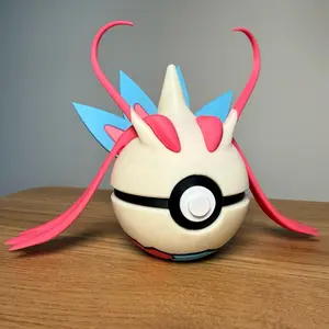 #0350 Milotic Ball - Made to Order, 3D Printed Pokeball Figure, High-Quality PLA