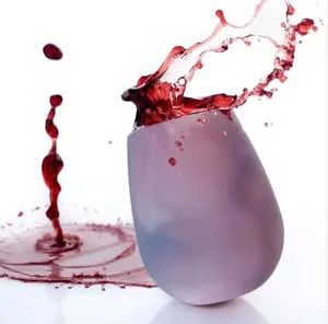 Foldable Silicone Wine Cup – Unbreakable Portable Party & Travel Drinkware
