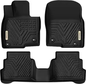 YITAMOTOR Floor Mats Fit for 2017-2024 Mazda CX-5, All Weather Custom Fit Floor Liners for Mazda CX5, 1st & 2nd Row, Black